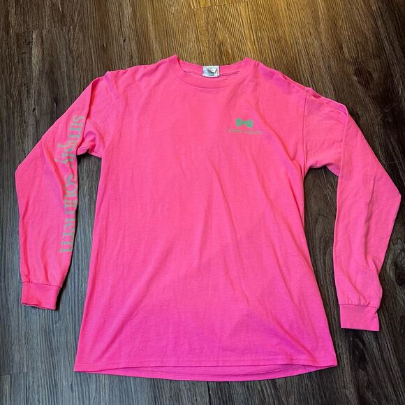 Simply Southern Women's MD Turtle Preppy Southern Style Graphic T-shirt - Picture 2 of 6